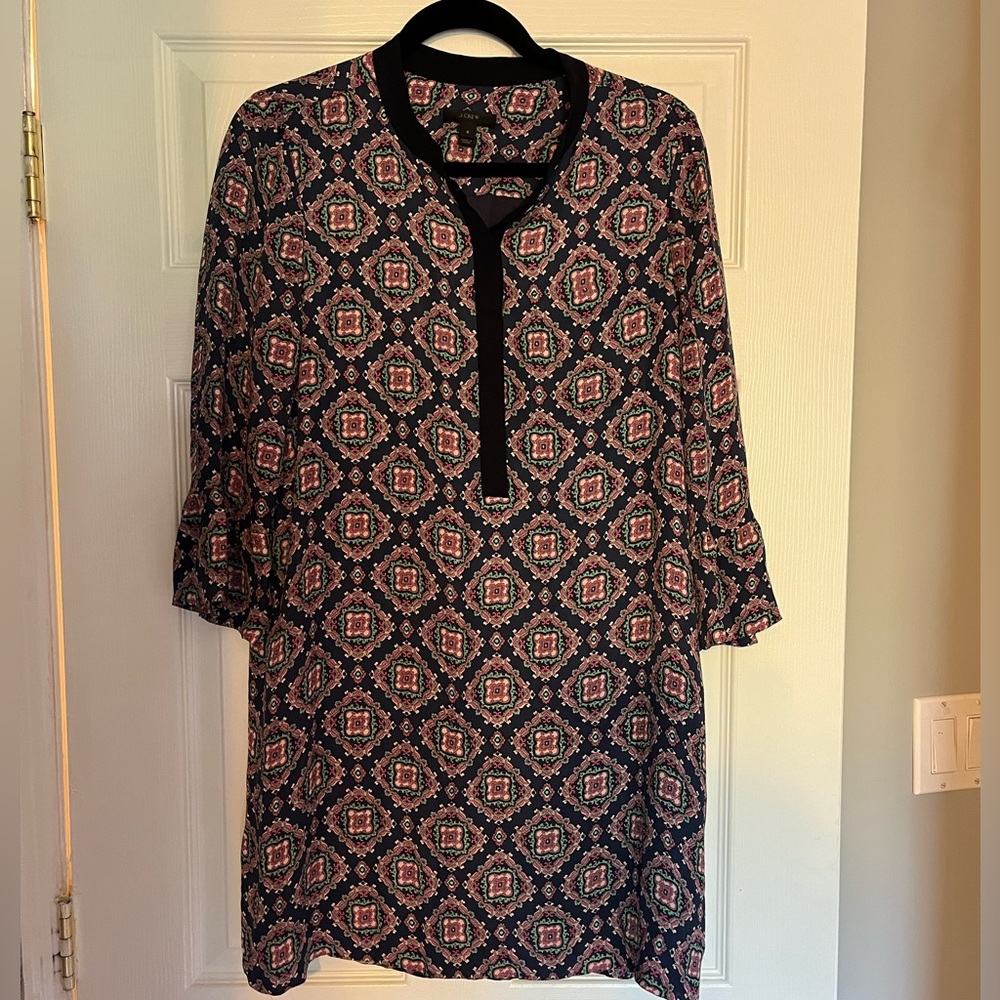 Gorgeous Medallion j. Crew Sheath Dress